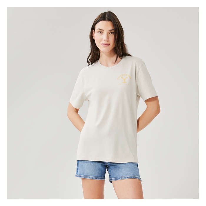 Adult Yellowstone Montana T-Shirt - Light Stone